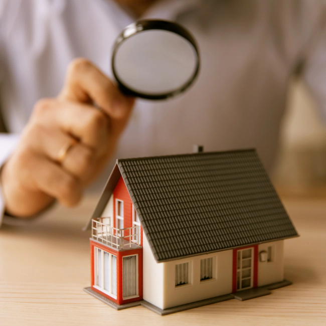 appraiser looking at a small toy house 1 visalia ca